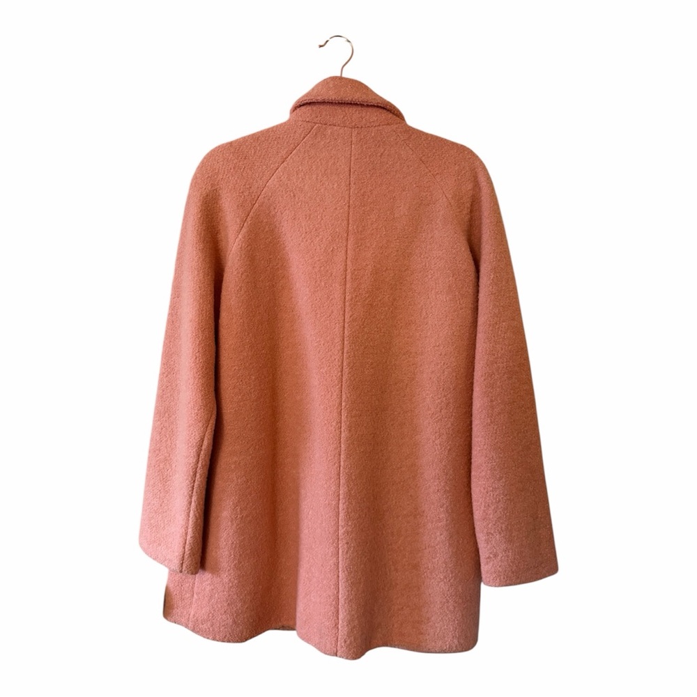 Cotton Candy Pink Double-Breasted Coat - Picture 2 of 6